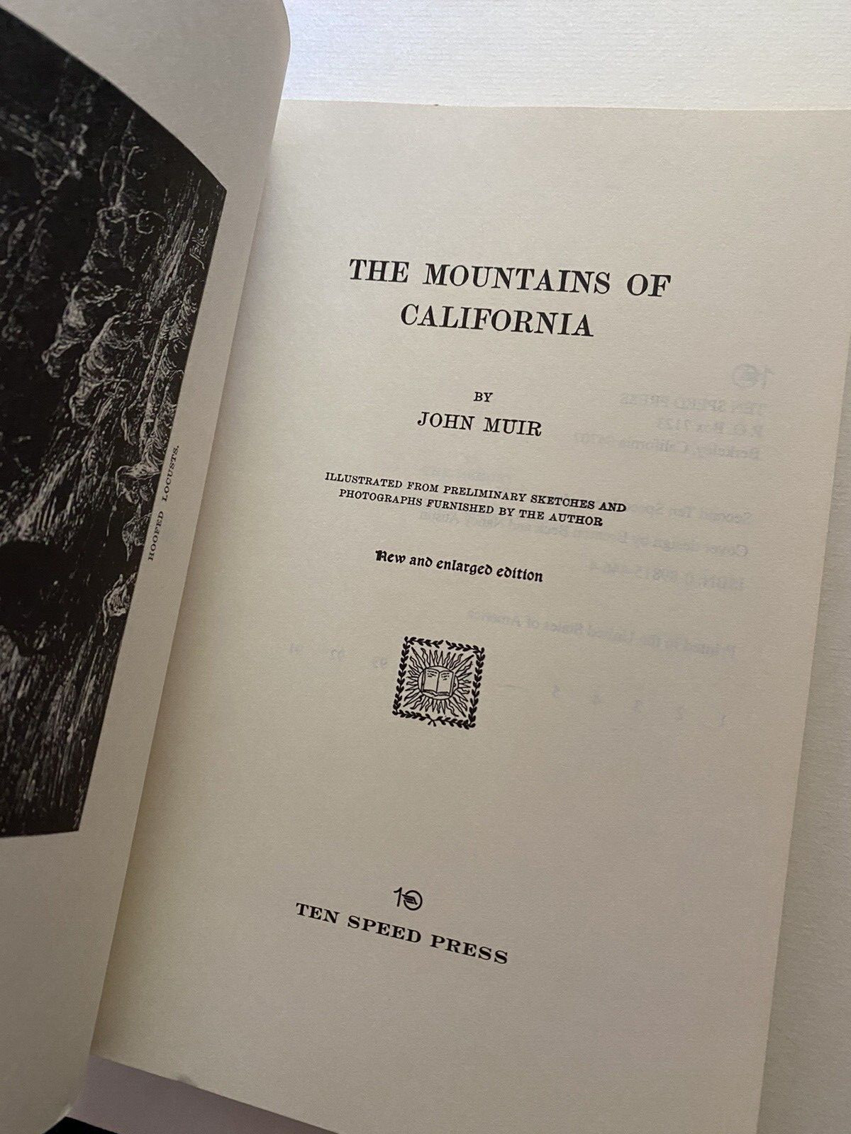 The Mountains Of California by John Muir, Ten Speed Press 1991