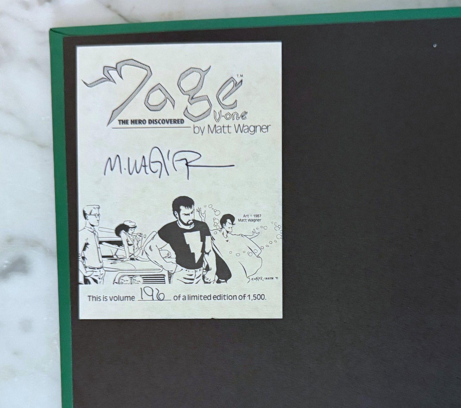 SIGNED LIMITED EDITION – MAGE: THE HERO DISCOVERED – VOL I – 1987 – HC SLIPCASE