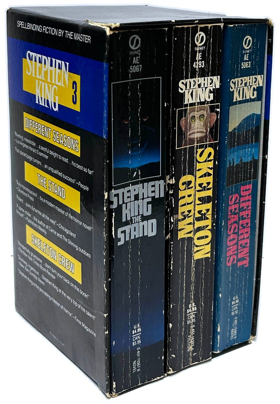STEPHEN KING Vintage Box Set THE STAND, DIFFERENT SEASONS, SKELETON CREW mm