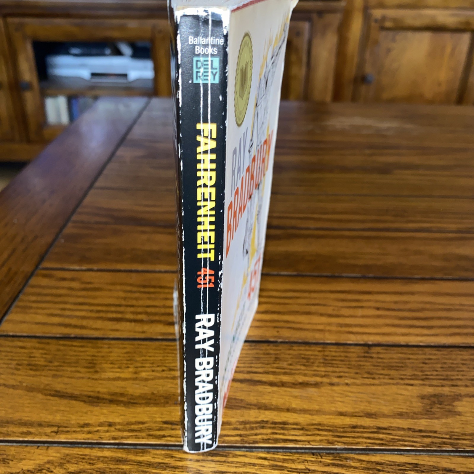 Fahrenheit 451 by Ray Bradbury, 50th Anniversary Paperback 1991, 64th Print Good