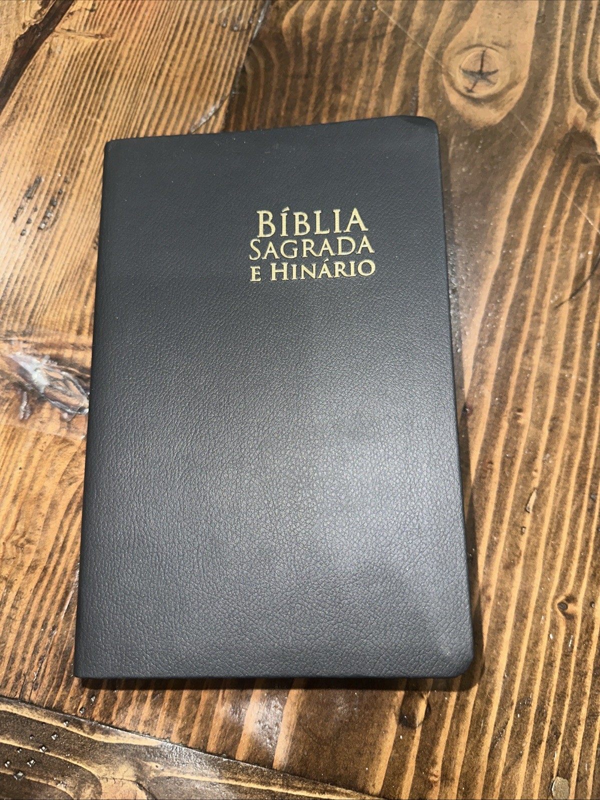 Bíblia Sagrada E Hinário 2022 Faux Leather Bound Bible Unused