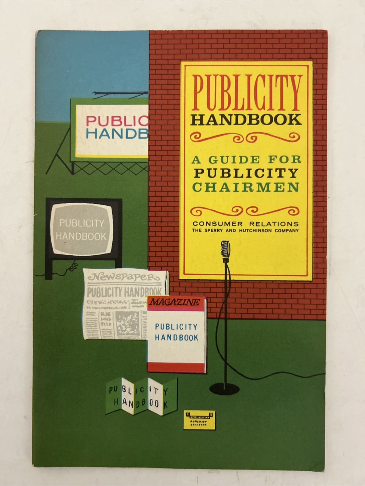 Vintage 1972 S&H Green Stamps Publicity Handbook Guide brochure News Media