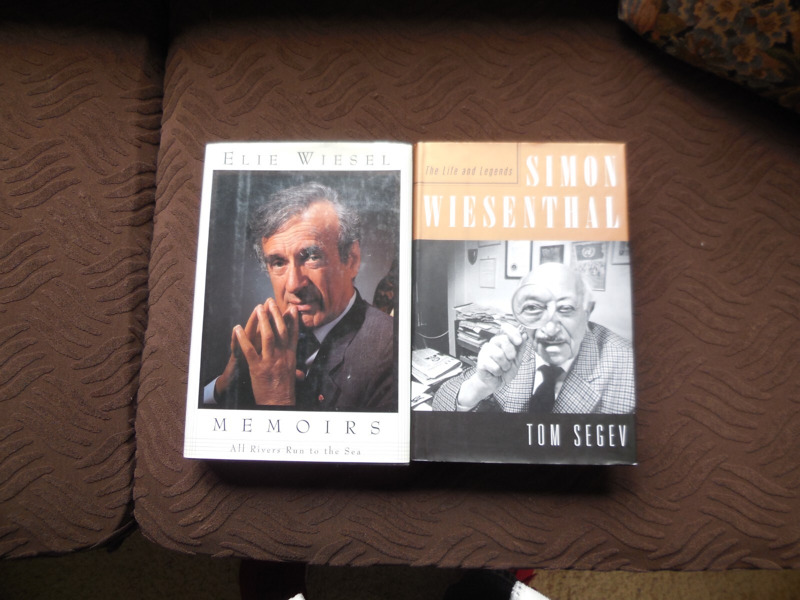 TOM SEGEV SIMON WIESENTHAL & ELIE WIESEL MEMOIRS & ARI SHAVIT 3 HCDJ