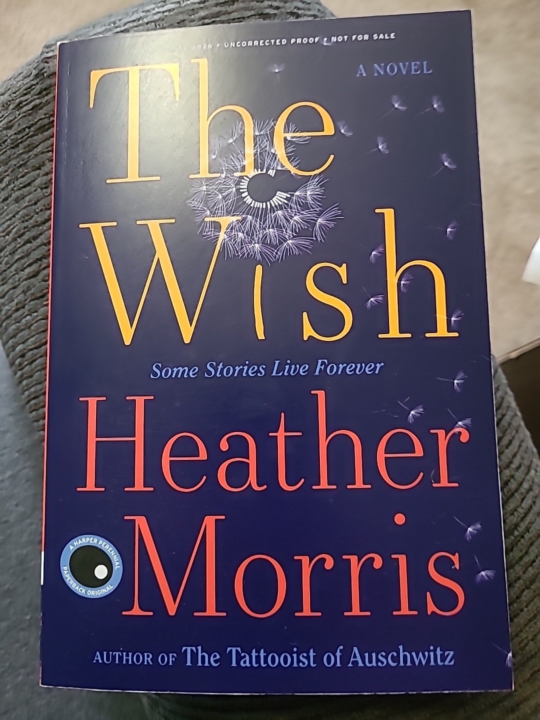 THE WISH by Heather Morris Brand New Paperback ( ARC) May 2026