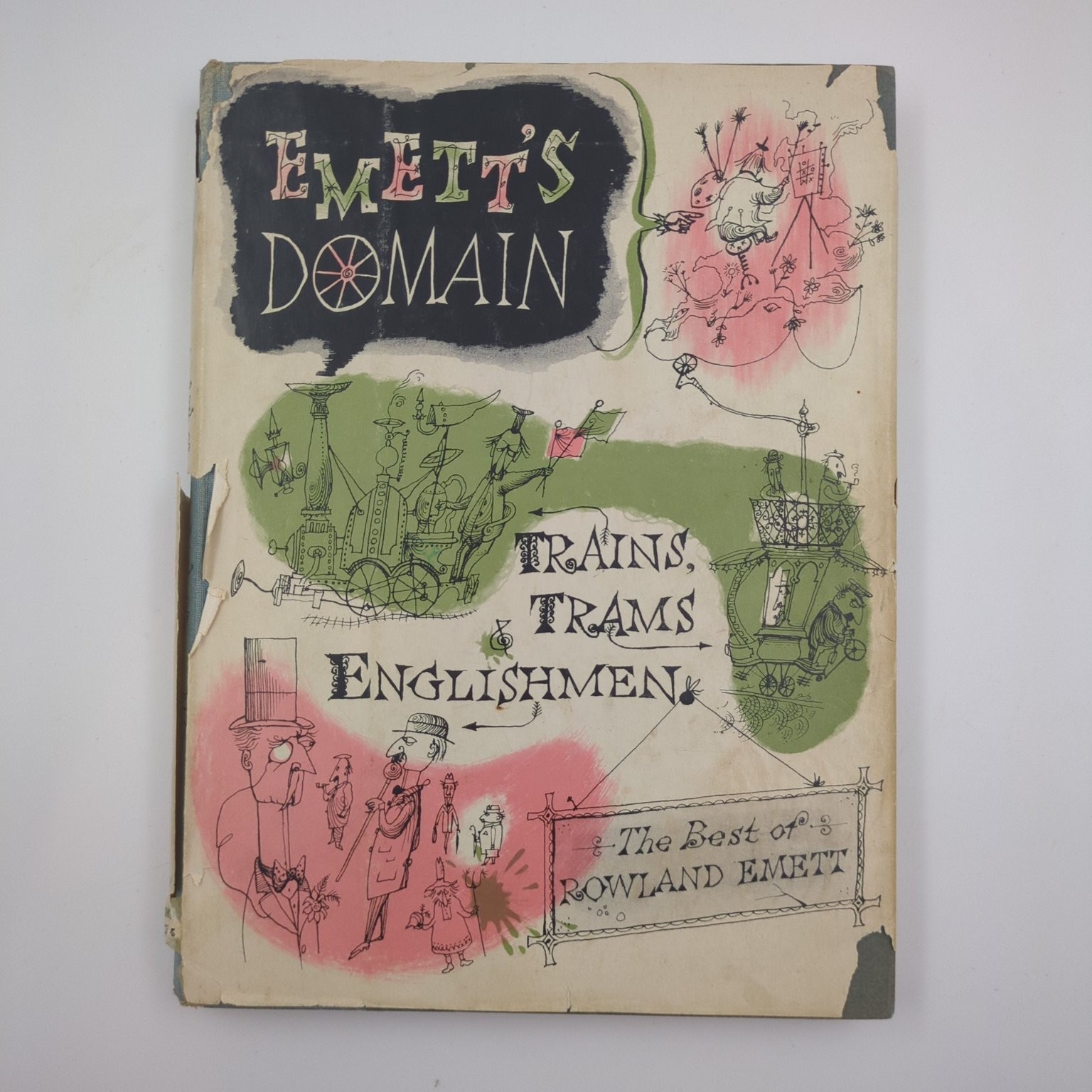 Emett’s Domain Rowland Emett 1953 First Edition Illustrated Harcourt Brace