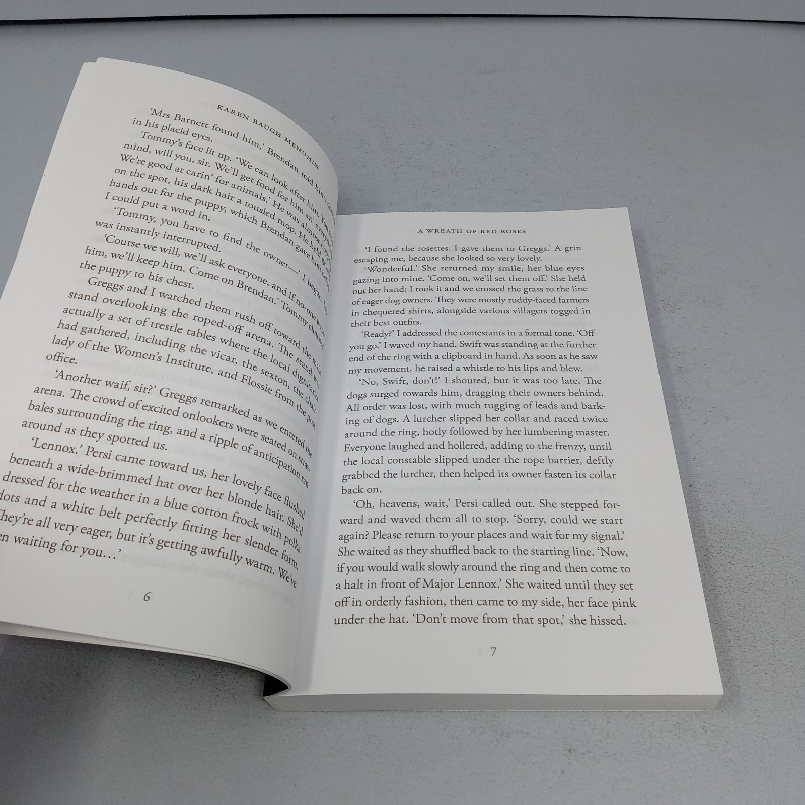 A Wreath of Red Roses: Paperback by Karen Baugh Menuhin