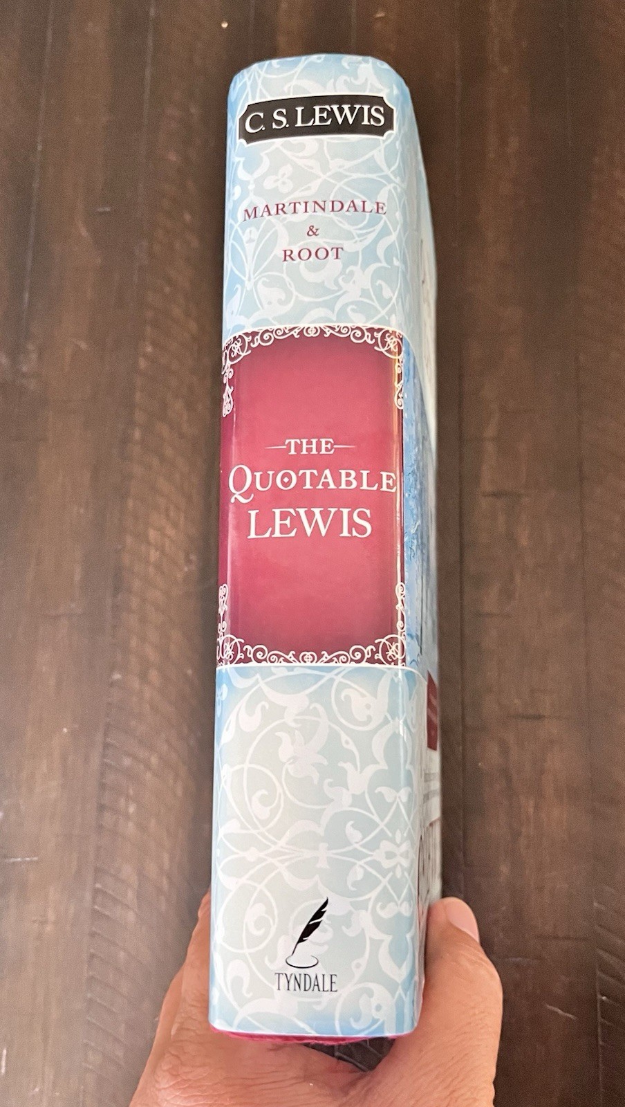 The Quotable Lewis C.S. Lewis Hardcover Dust Jacket Tyndale 656 Pages VG