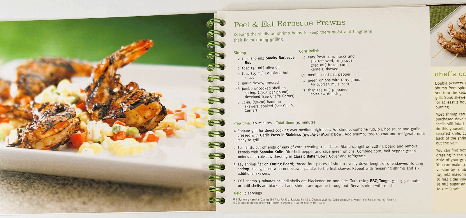 The Pampered Chef Grill It Quick! Cookbook 2008 Ring Wire Bound Paperback