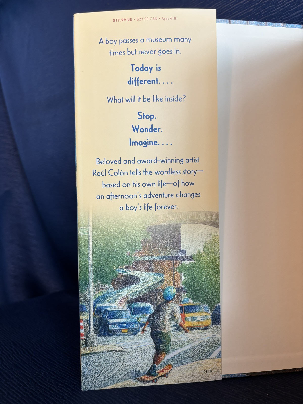 Imagine! By Raul Colon – Picture Book – Signed Unused Dust Jacket First Edition