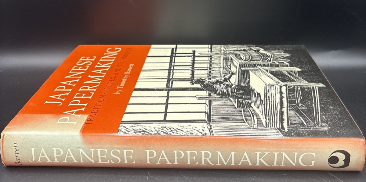 Japanese Papermaking Hardcover 1983 First Edition Weatherhill Timothy Barrett