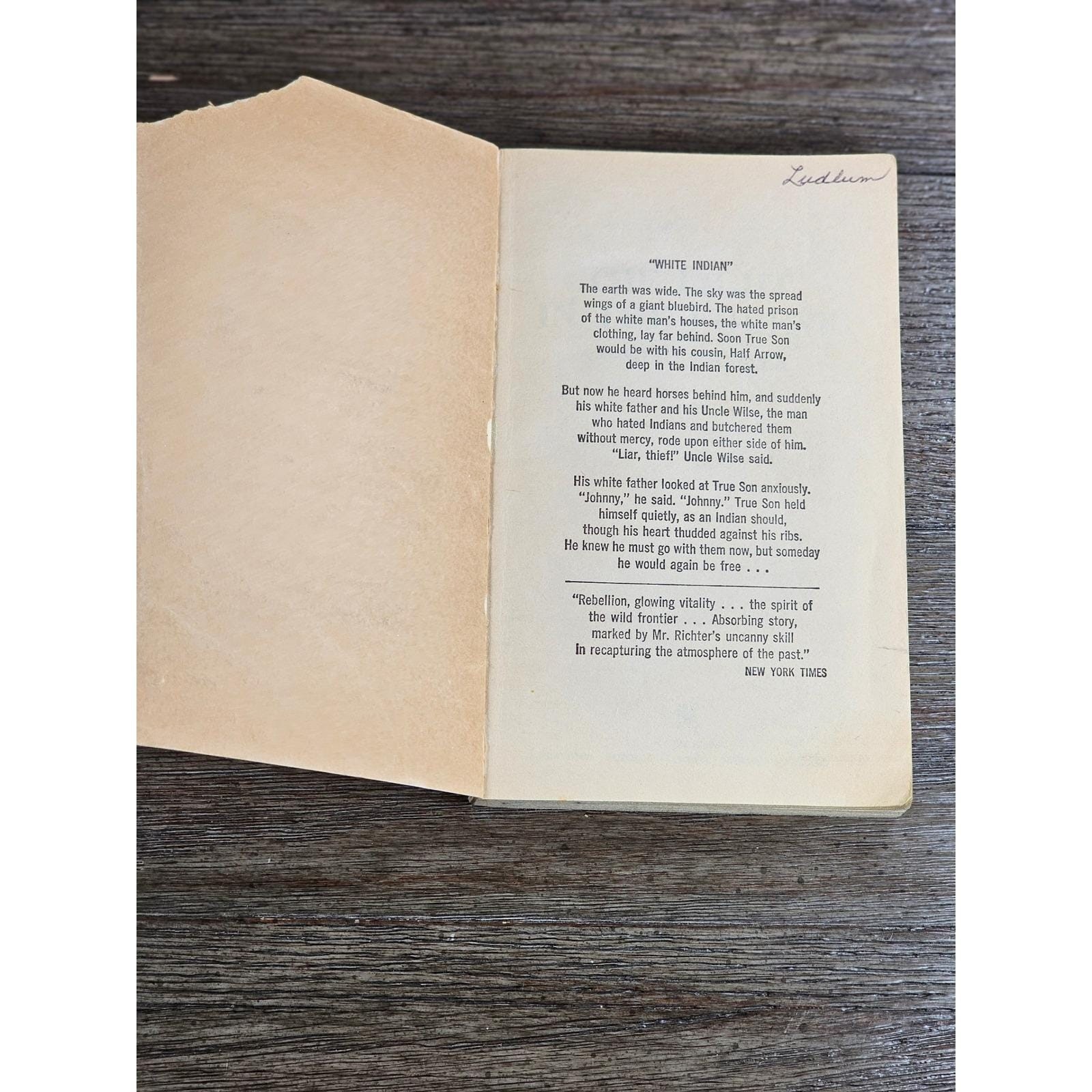 The Light in the Forest Conrad Richter Bantam 1968 Paperback