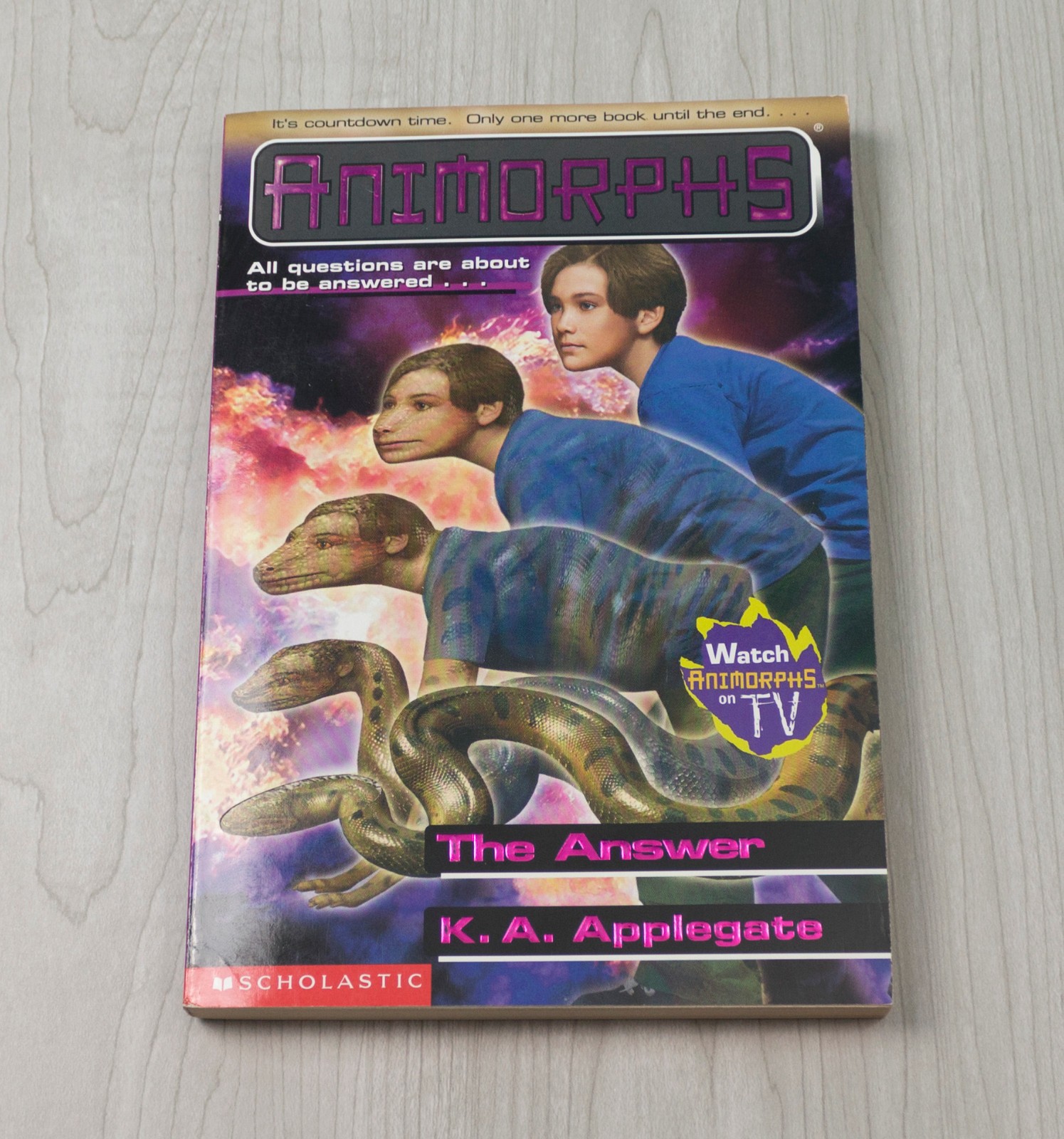 Animorphs #53 – The Answer by K. A. Applegate (2001, Trade Paperback)