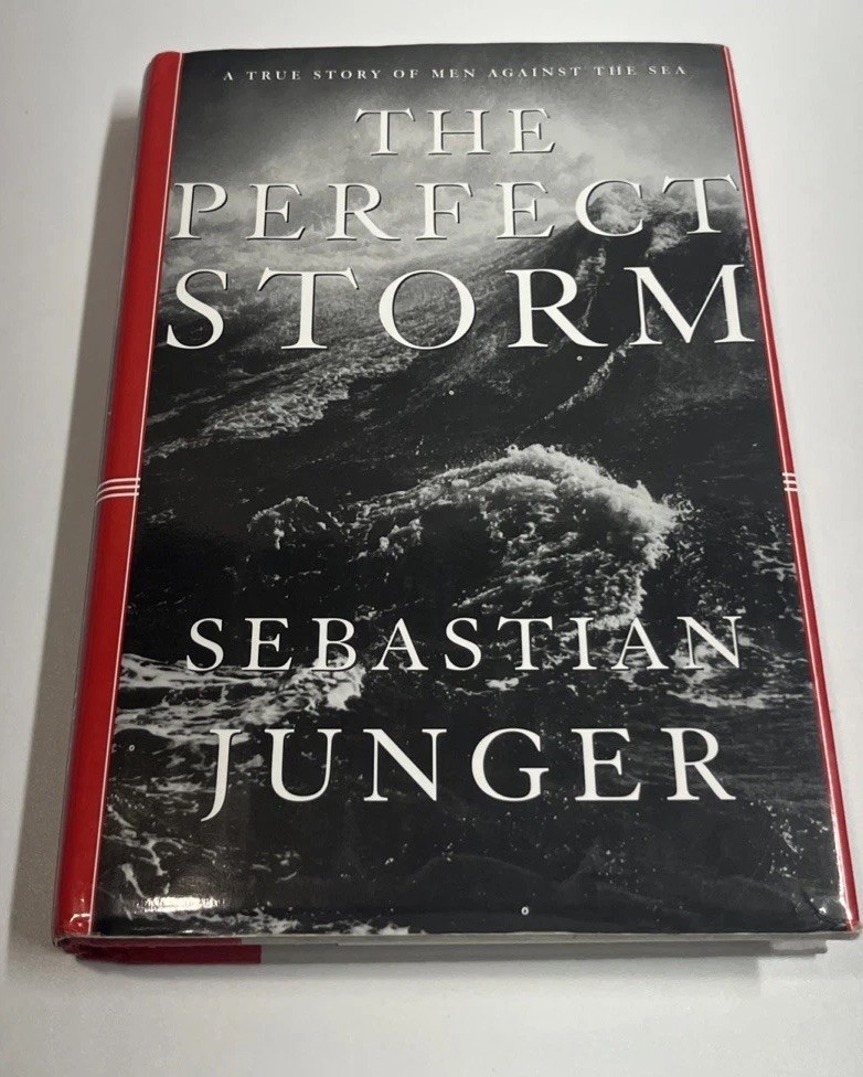 THE PERFECT STORM by Sebastian Junger 1997 Hardcover First Edition W/Dust Jacket