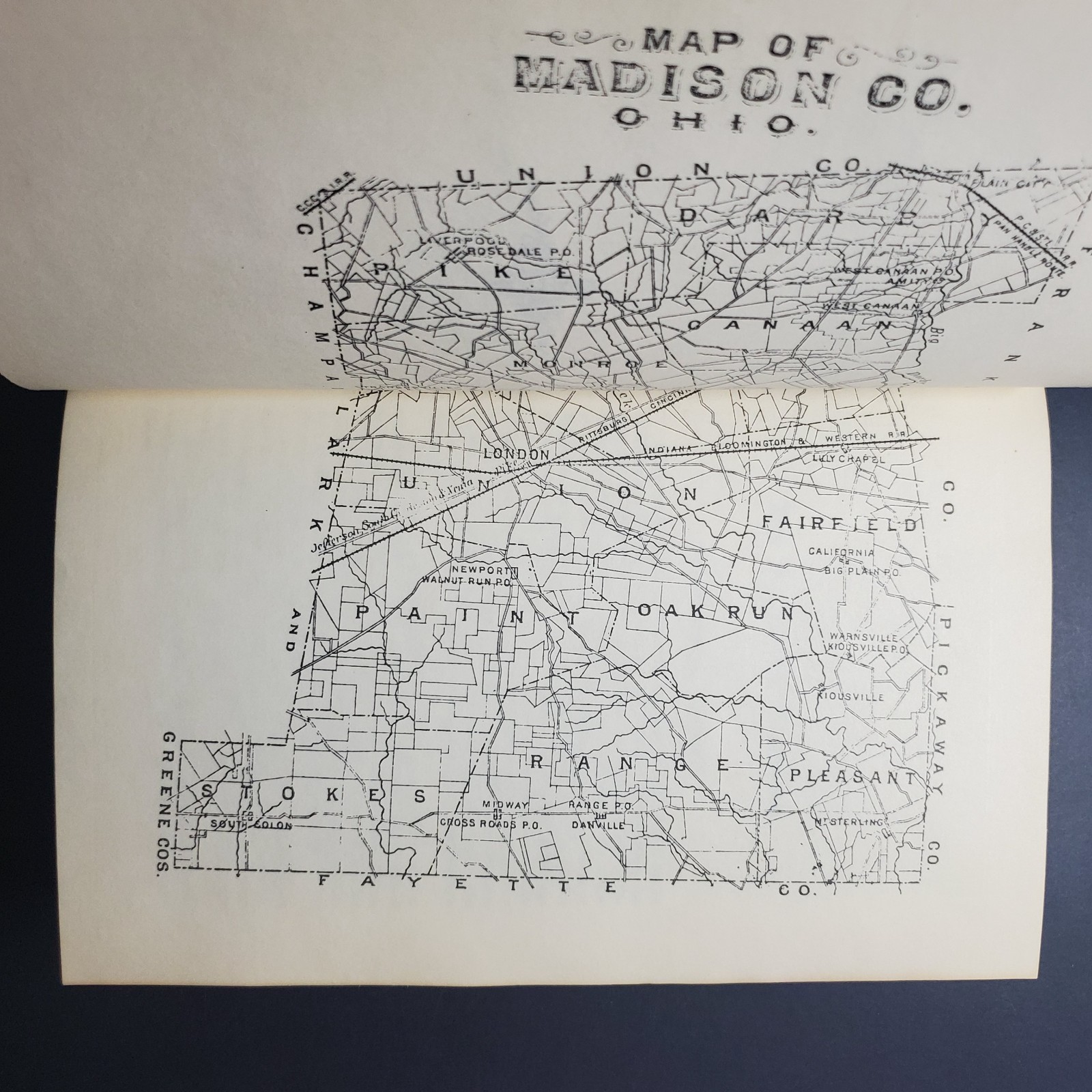 The History of Madison County, Ohio (1974 Unigraphic Reprint of the 1883 Text)