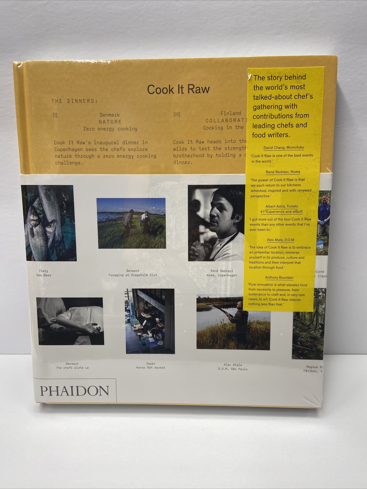 New Cook it Raw Hardcover Book Story Behind Worlds Chef’s Anthony Bourdain Chang