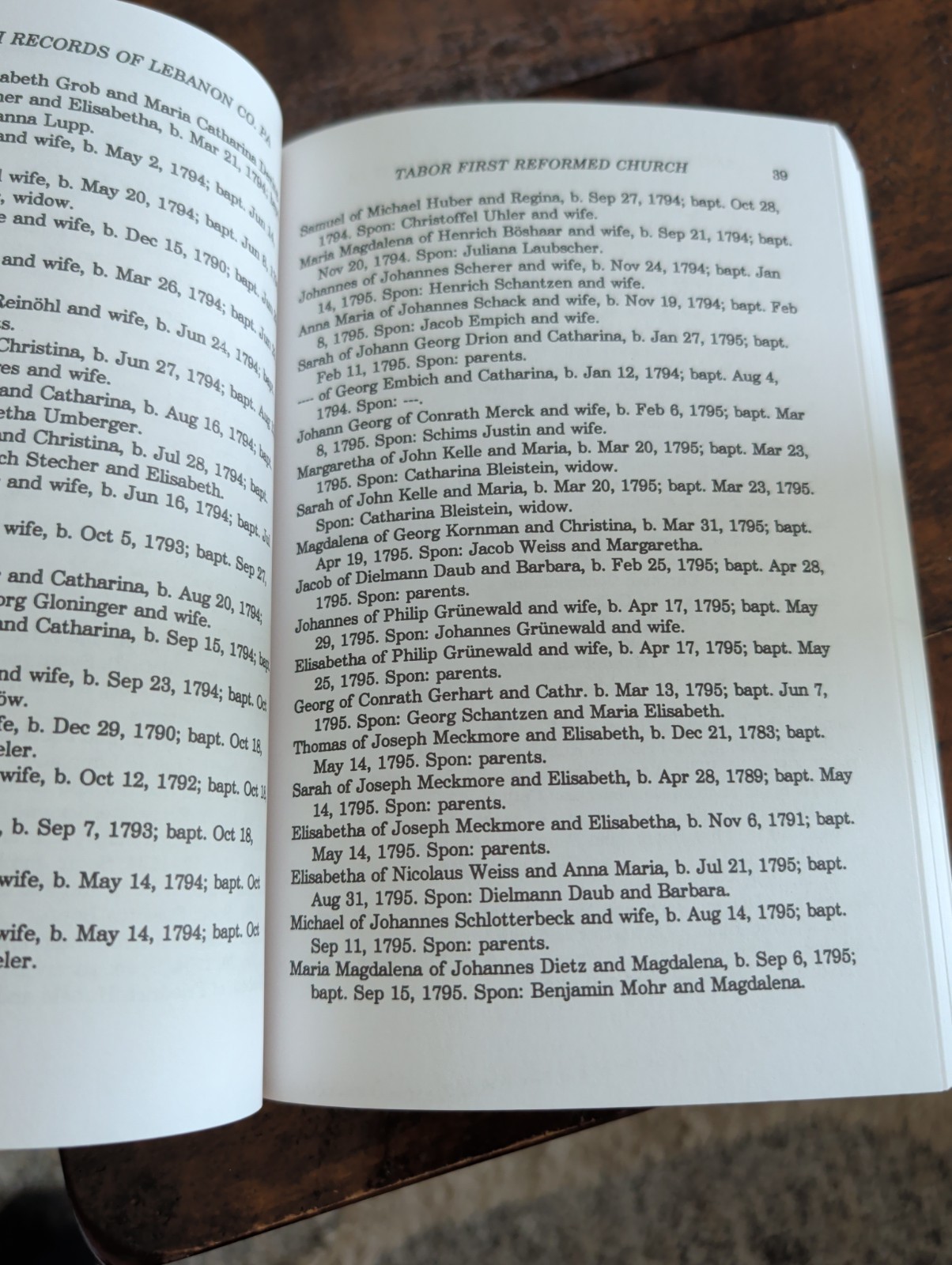 Early Church Records Of Lebanon County PA F. Edward Wright Paperback