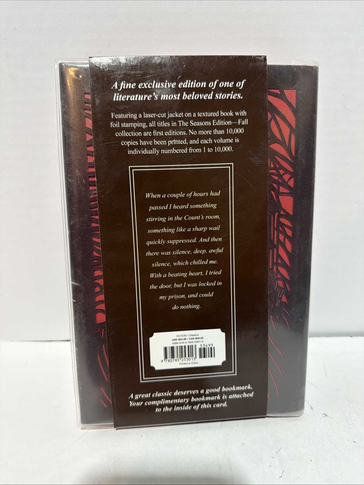 Dracula 7509/10,000 (Seasons Edition/ First Edition — Fall) by Stoker Bookmark