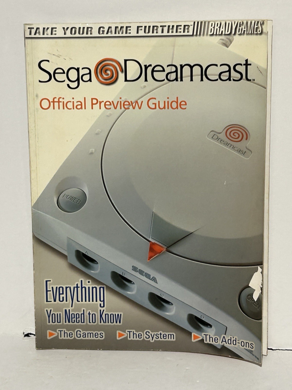 Brady Games Official Preview Guide Sega Dreamcast Rare Vintage Video Games