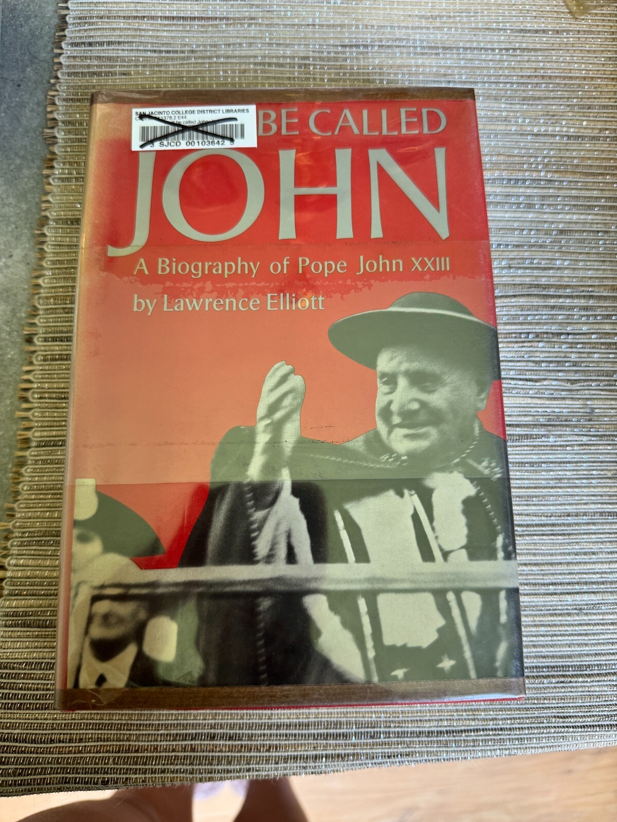 I Will Be Called John : A Biography of Pope John XXIII (1973) HARDCOVER/DJ 1ST