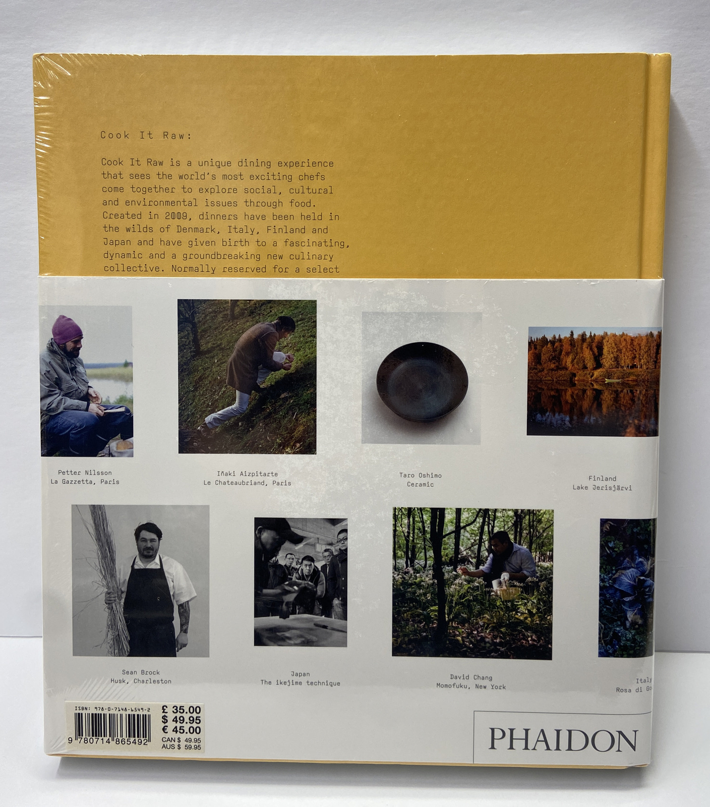 New Cook it Raw Hardcover Book Story Behind Worlds Chef’s Anthony Bourdain Chang