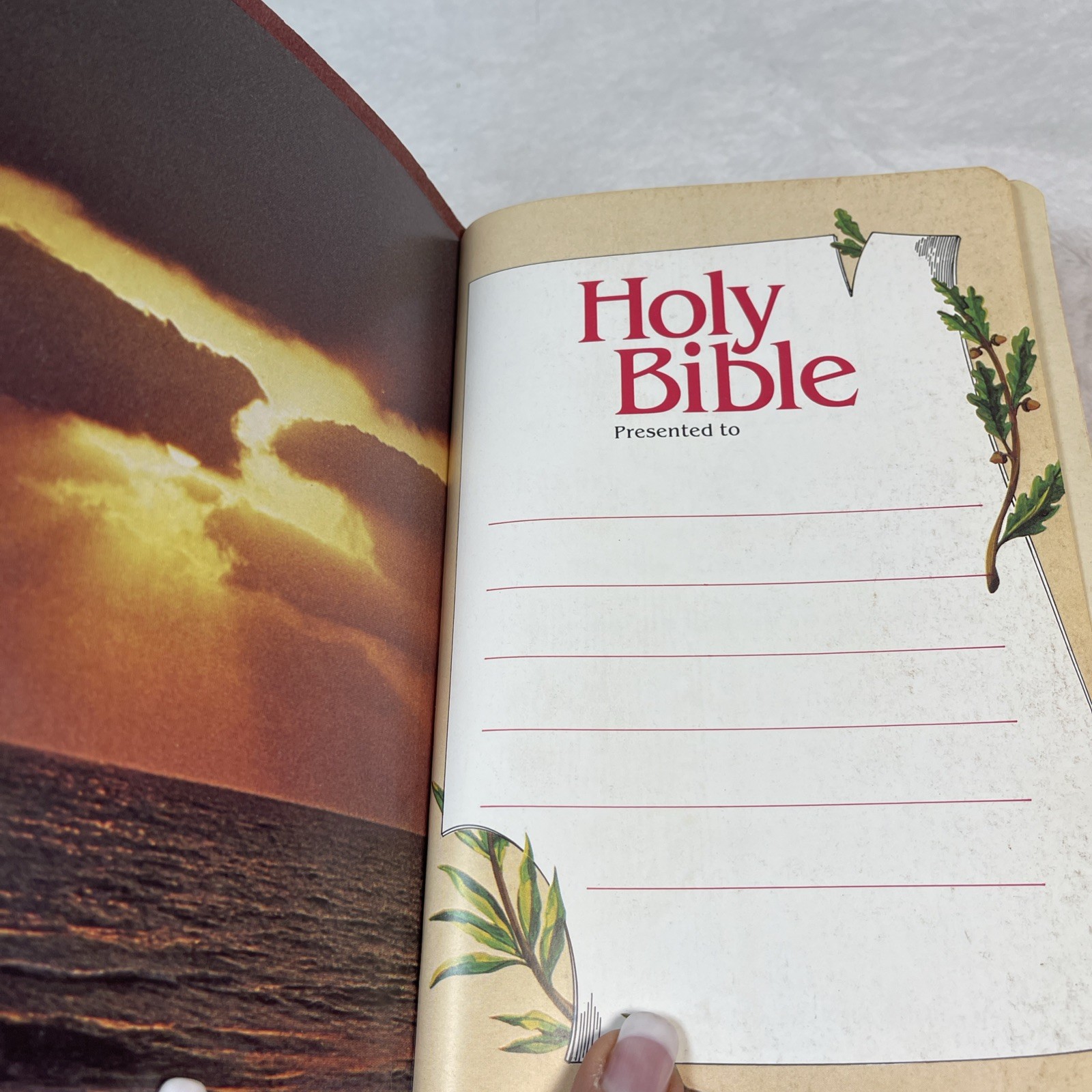 Holy Bible NKJV Red Regency Edition Words of Christ in Red Concordance 412R