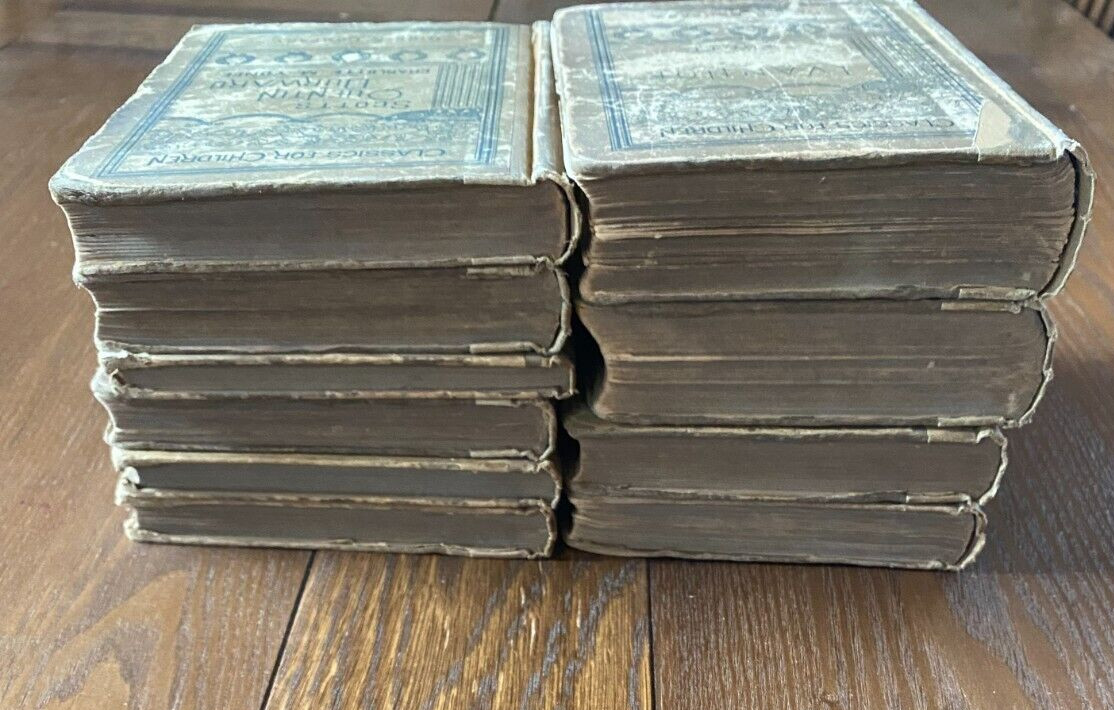 Ginn & Co Classics For Children Lot of 10 Bks 1885-1886 Hardcover Antique