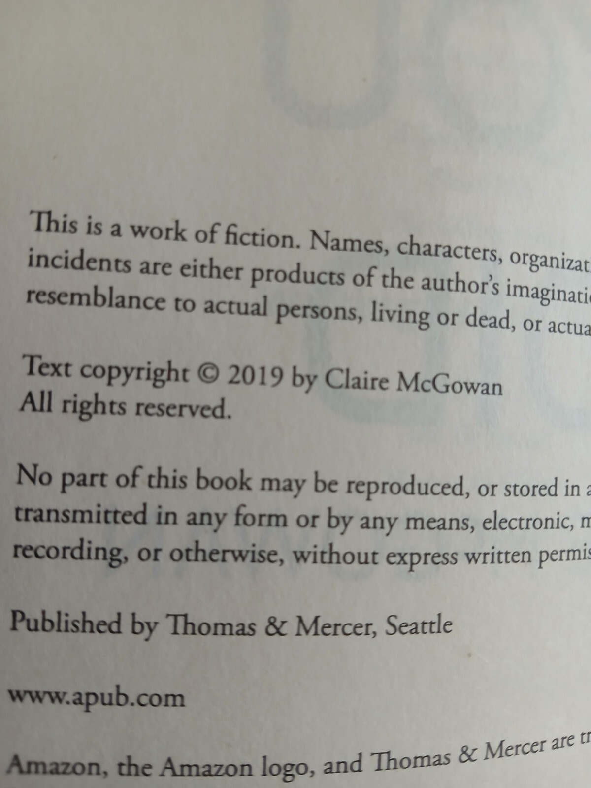 What You Did By Claire McGowan Paperback 269 Pages