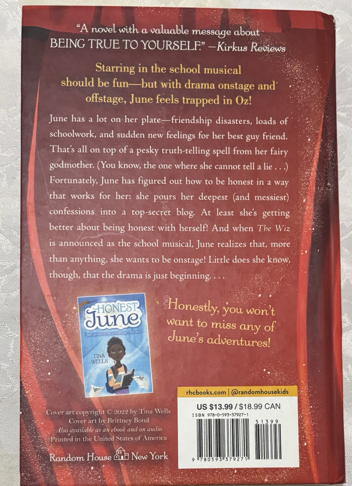 Honest June: The Show Must Go On by Wells, Tina