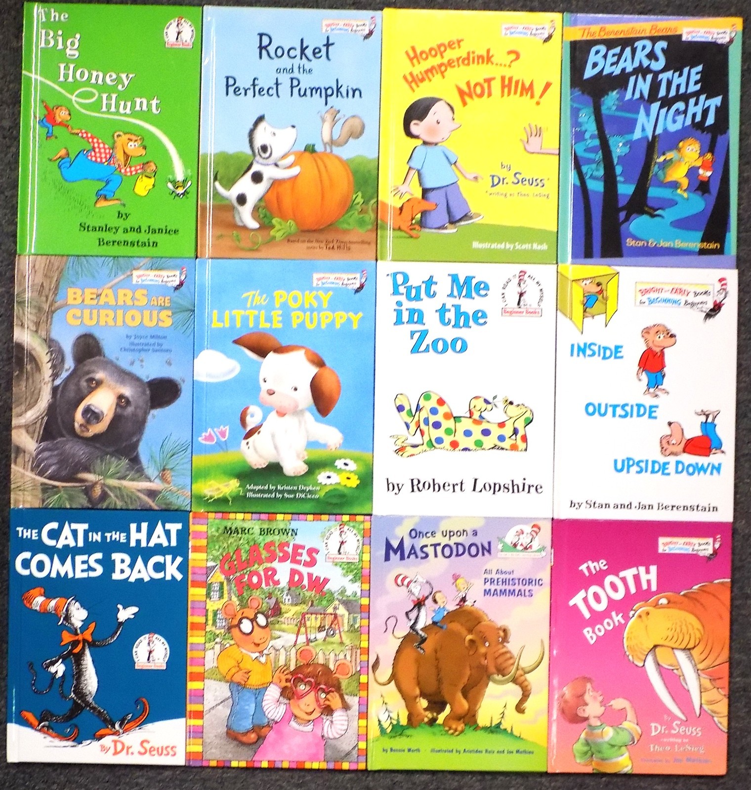 Lot of 12: 8.75″ X 6.25″: Bright and Early + I Can Read Book Hardcover