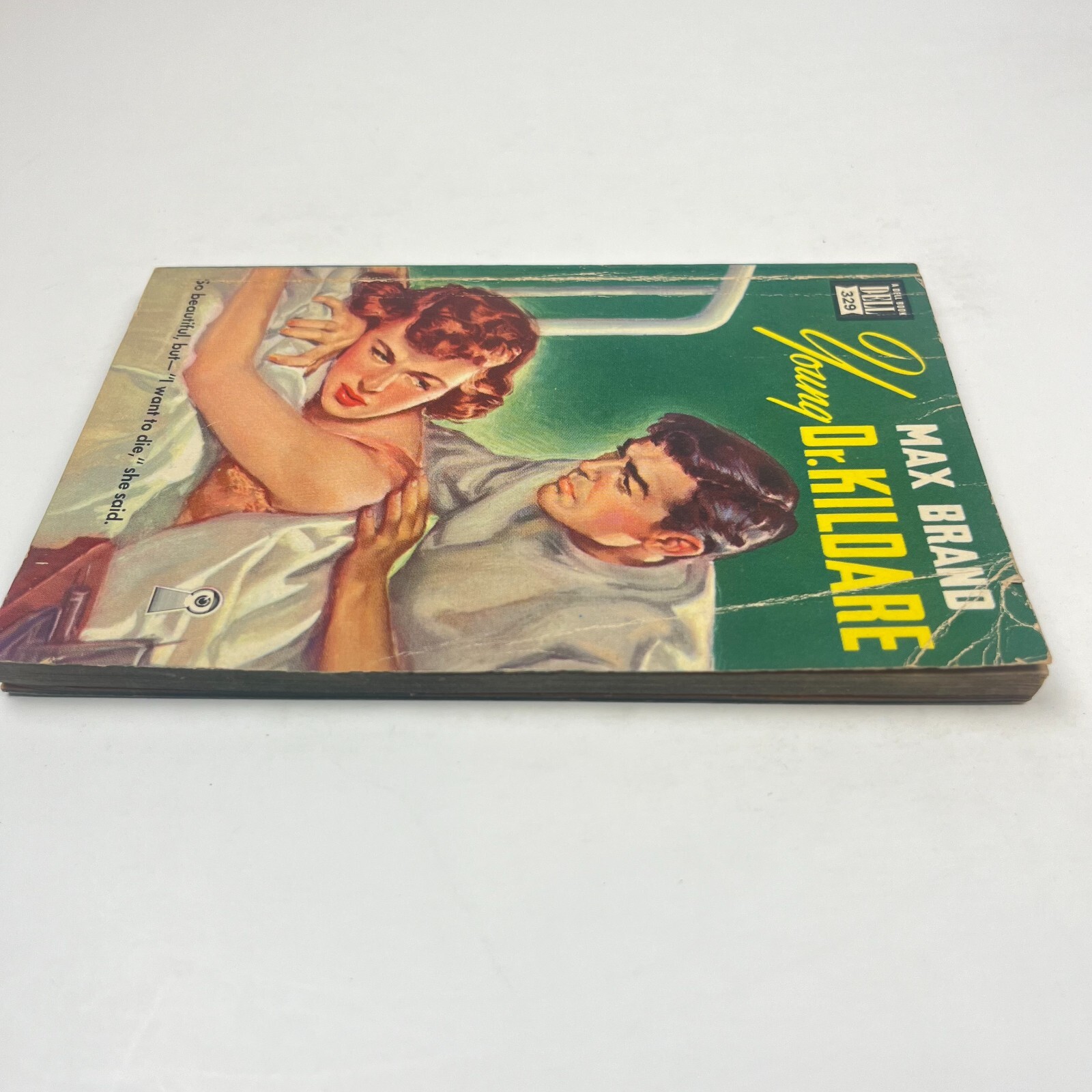 Map Back #329: Young Dr. Kildare 1st PB 1941 Max Brand, DELL Pulp Romance GGA