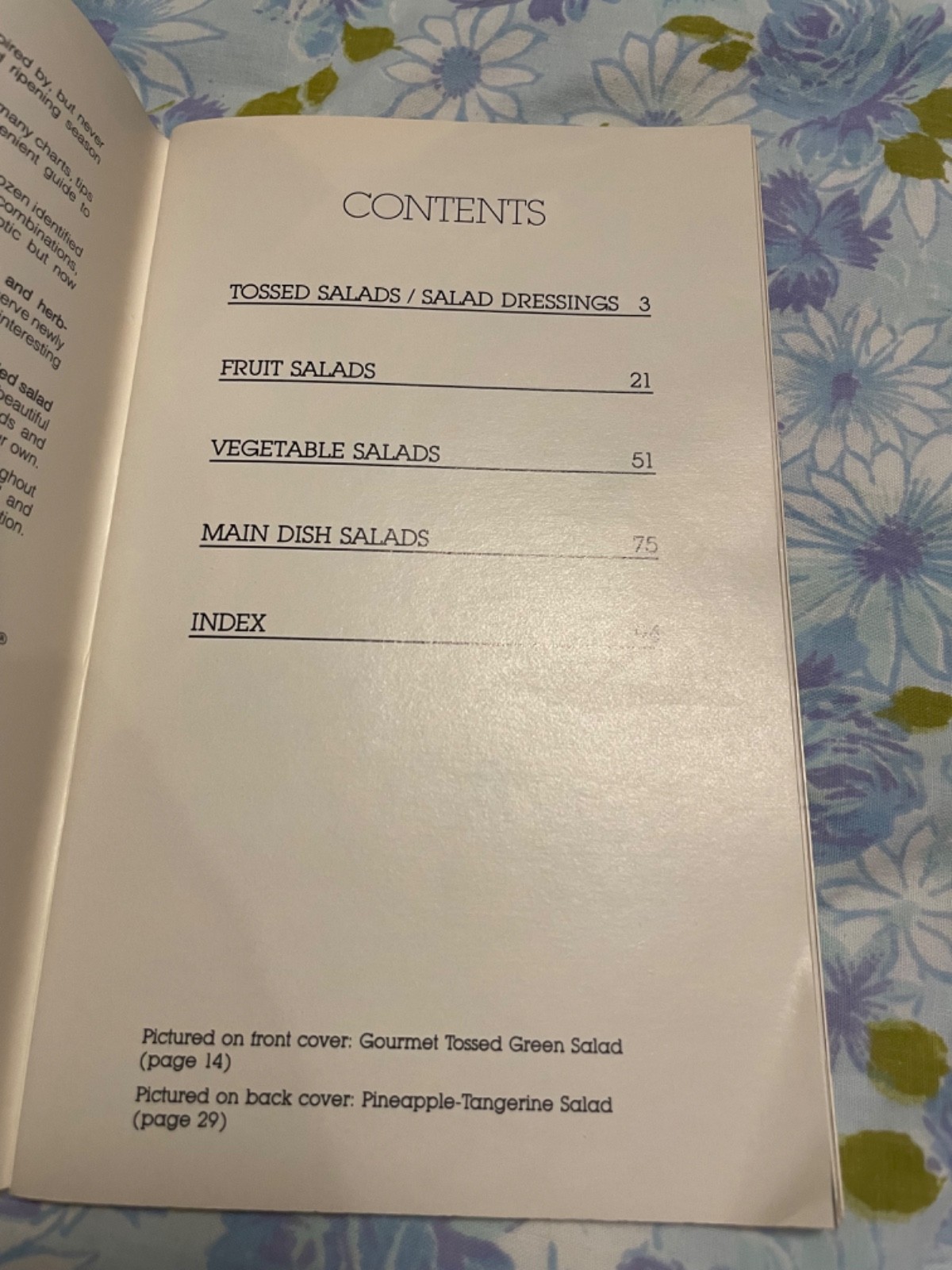 BOOKlet Betty Crocker Summer salads cookbook 1986 General Mills stapled paperbac