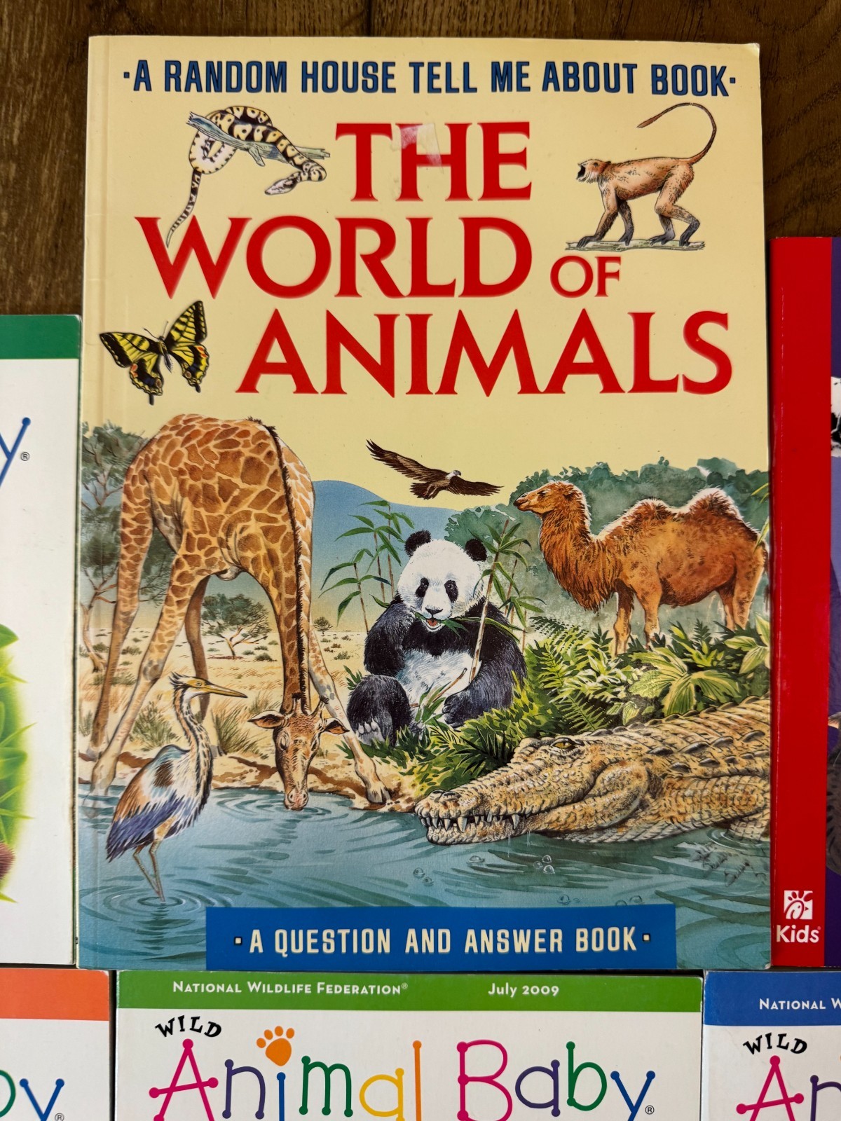 National Wildlife Federation Animal Baby Book Lot Plus Extras Brittanica Pets