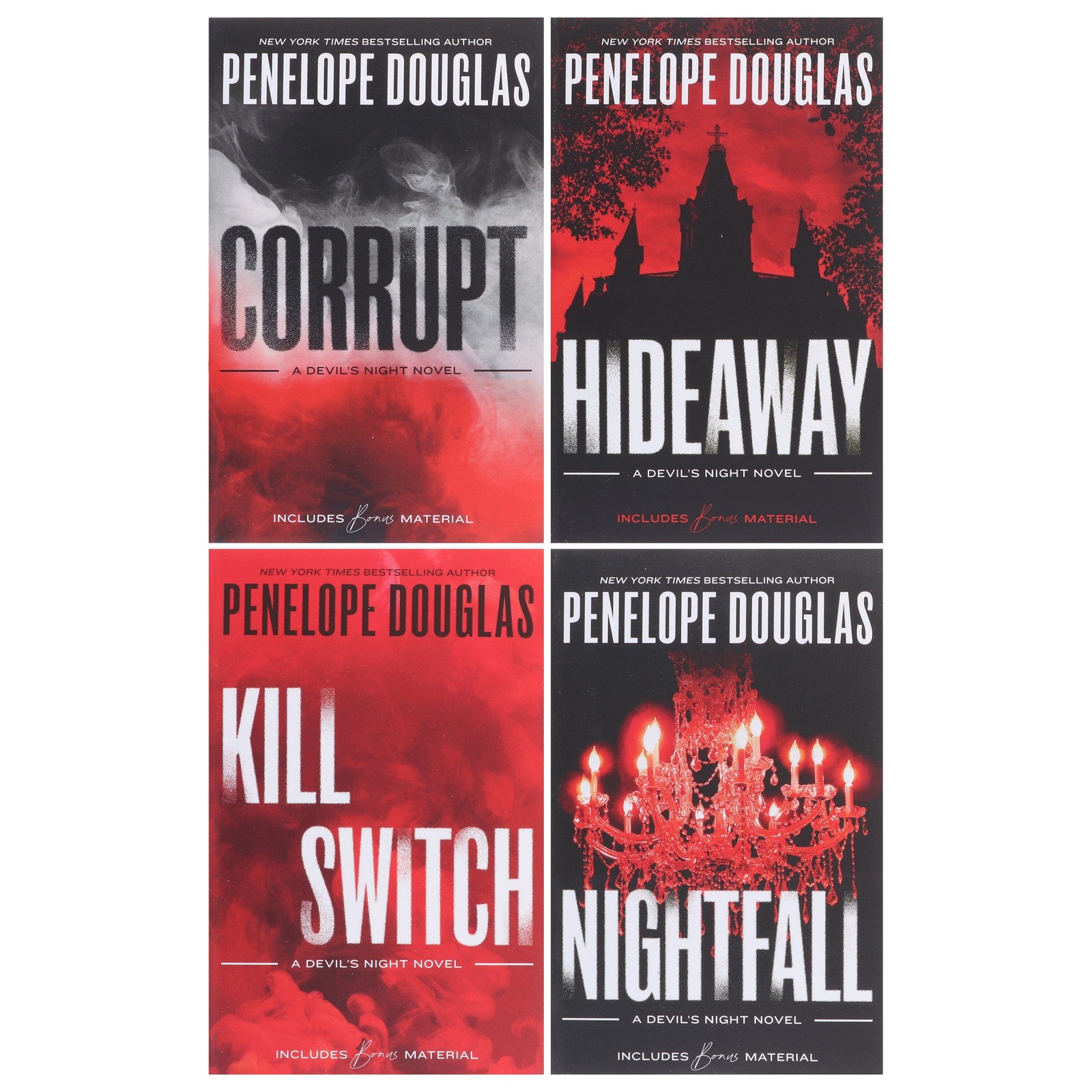 Devil’s Night Series By Penelope Douglas 4 Books Collection Set – Fiction – PB