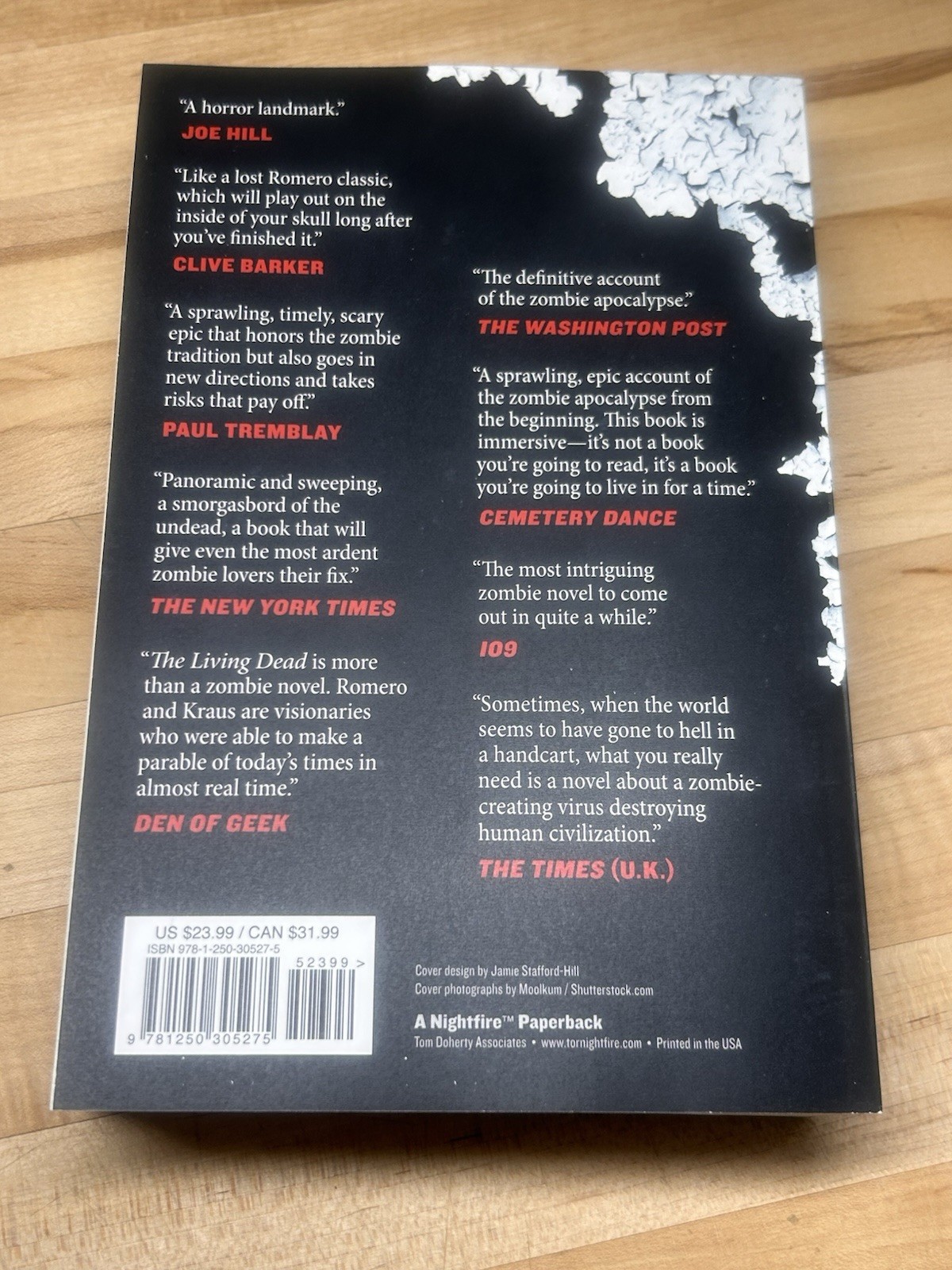 The Living Dead by Daniel Kraus and George A. Romero (2021, Trade Paperback)