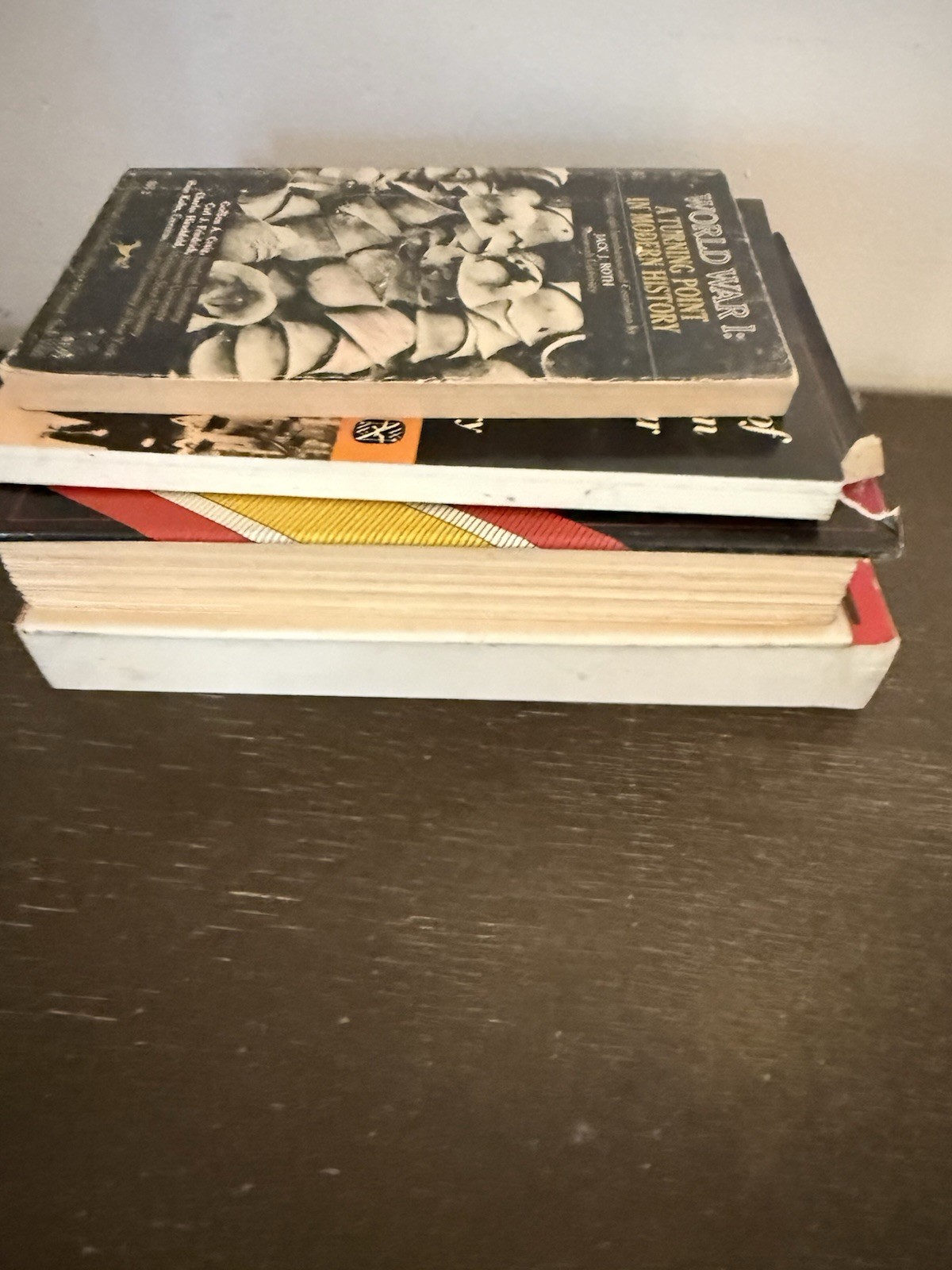 Lot of 4 World War I History Books WWI Diplomatic Military American Intervention