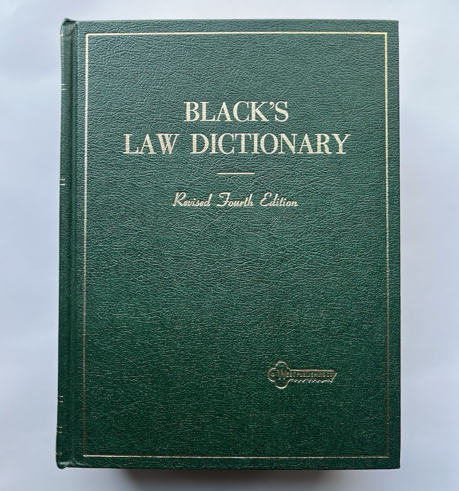 Black’s Law Dictionary – Revised 4th Edition (1968, HC) Henry Campbell MCM Vtg