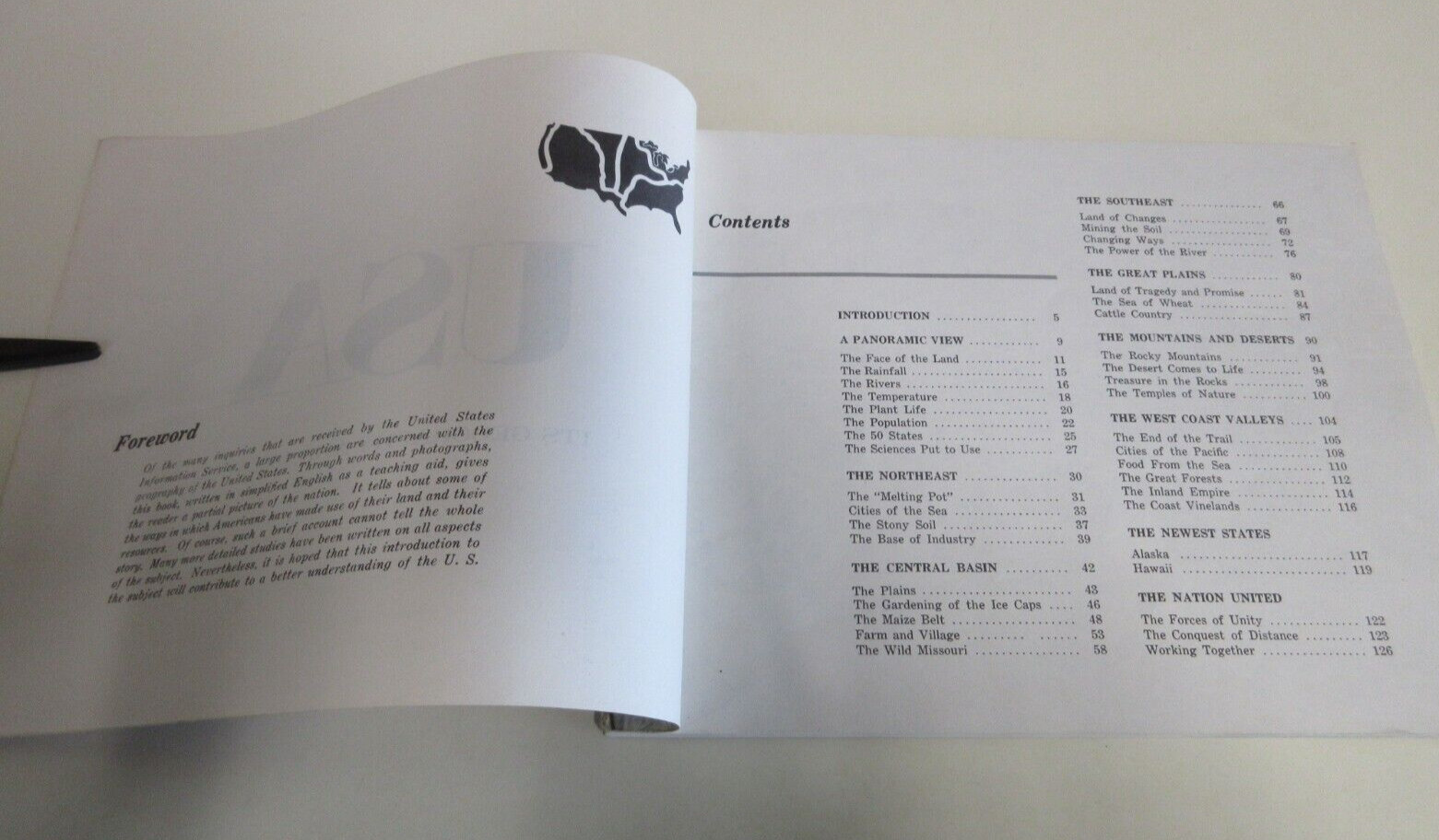 USA: Its Geography and Growth – United States Info. Service – 127 Pages – 1970s