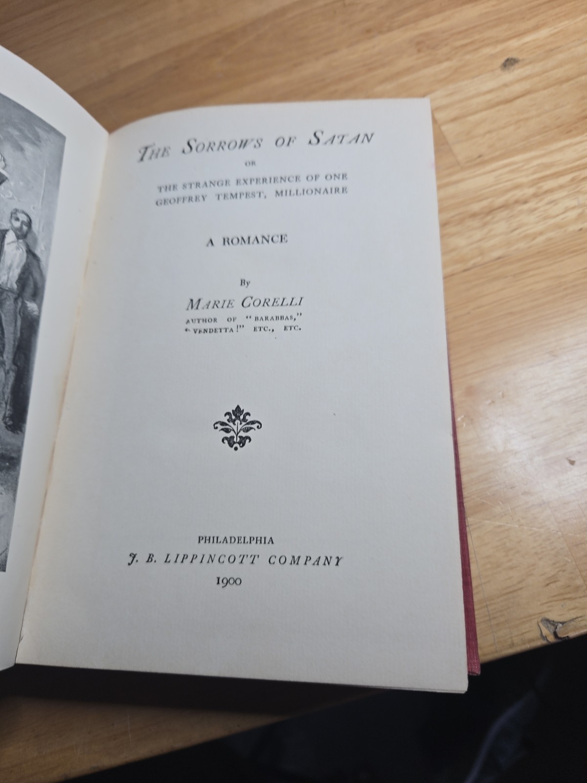 The Sorrows of Satan Marie Corelli (Hardcover, 1895) First Edition