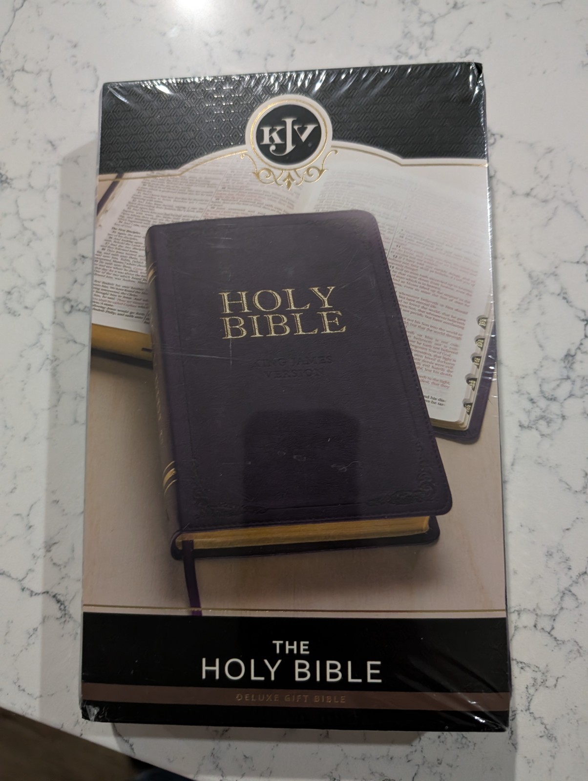 KJV Gift Edition Bible Purple (Leather / Fine Binding) New Book Sealed