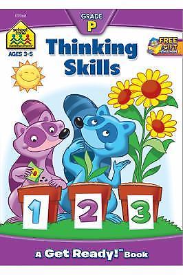 School Zone Thinking Skills Workbook: 32 Pages, Preschool, Kindergarten, Observa