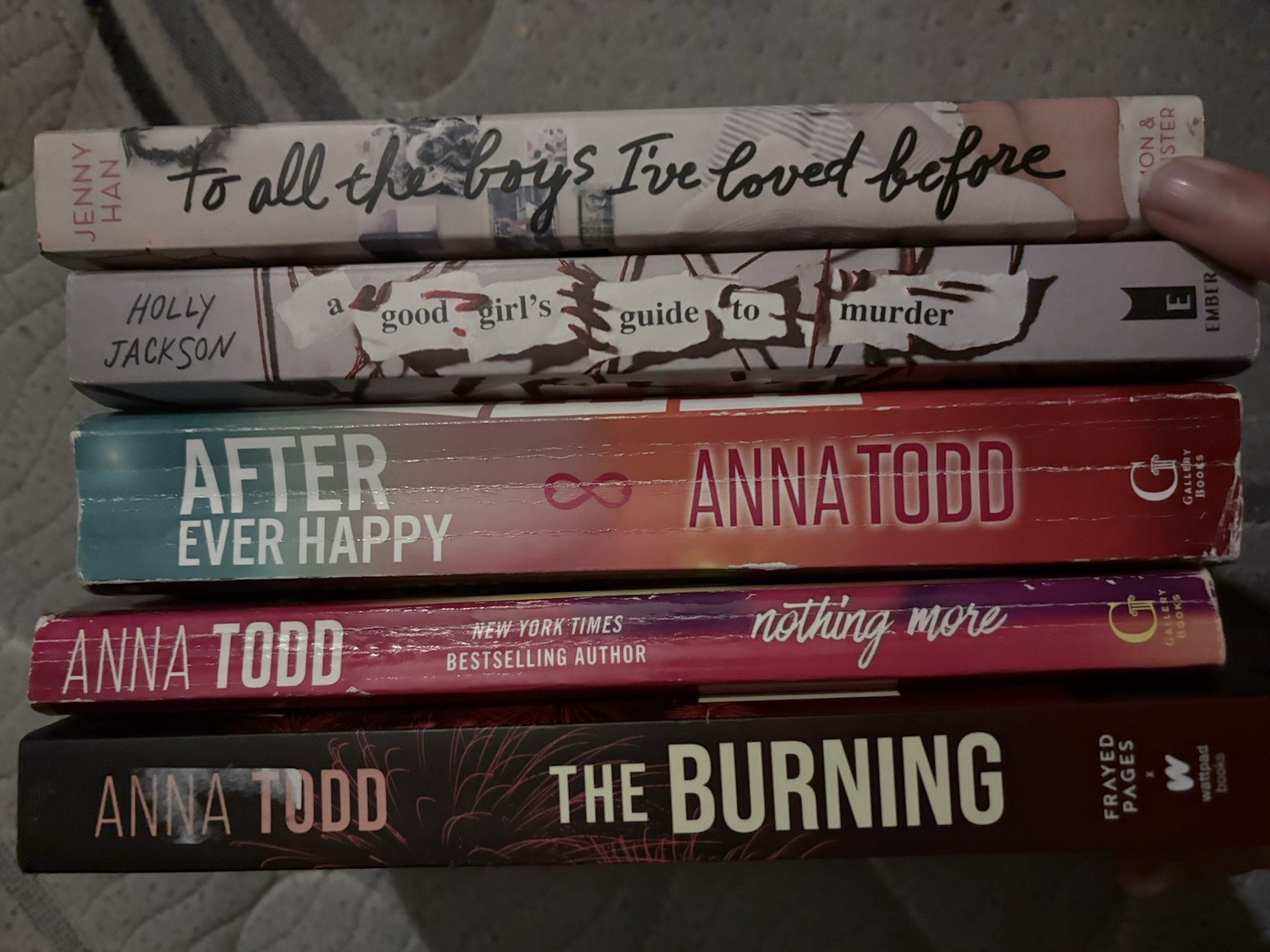 Jenny Han Holly Jackson Anna Todd YA Paperback Lot: To All the Boys, GGGTM