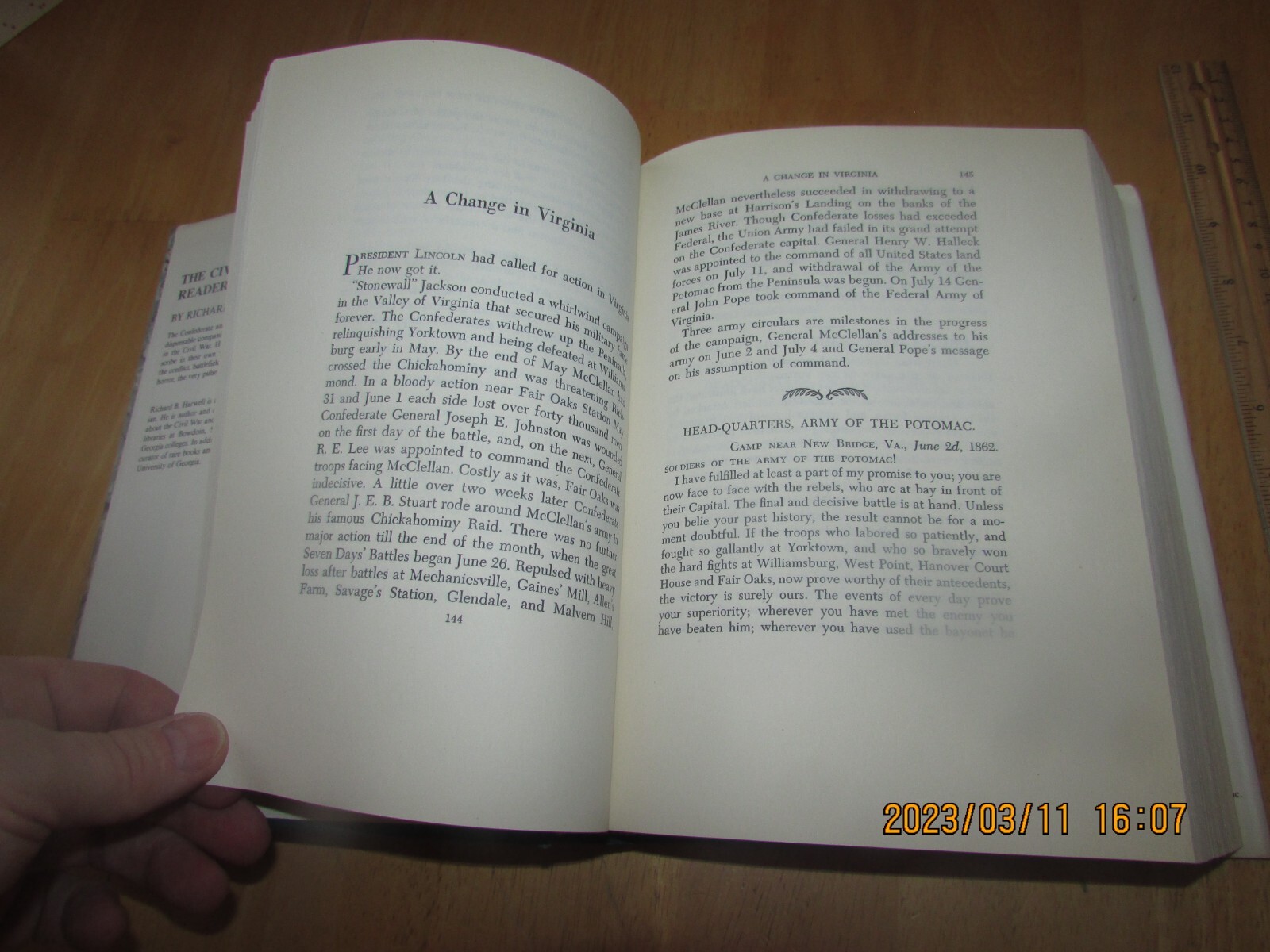 The Civil War Reader by Richard B. Harwell (1991, Hardcover)