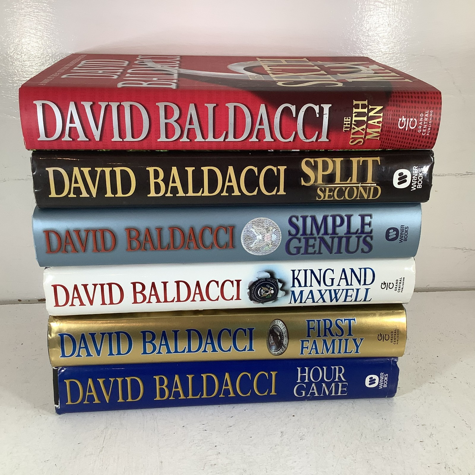 David Baldacci King & Maxwell Complete Series 1-6 HC DJ Like New