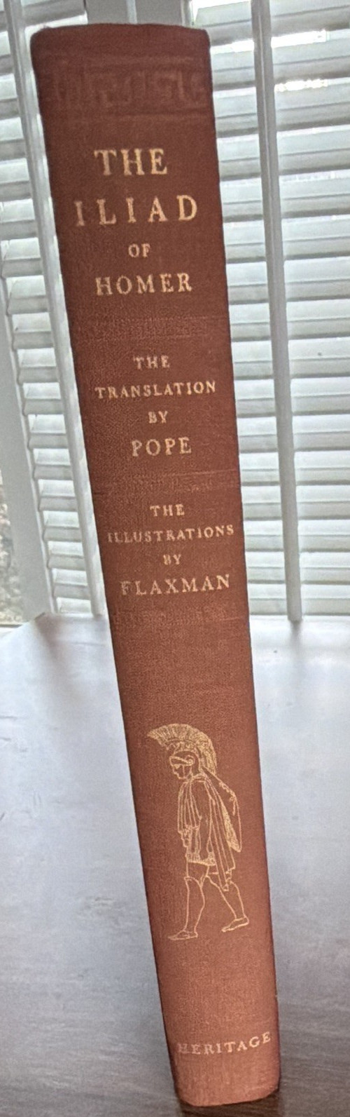 The Iliad of Homer (Heritage Press, 1943) HC, Pope Translation, Illus. Flaxman