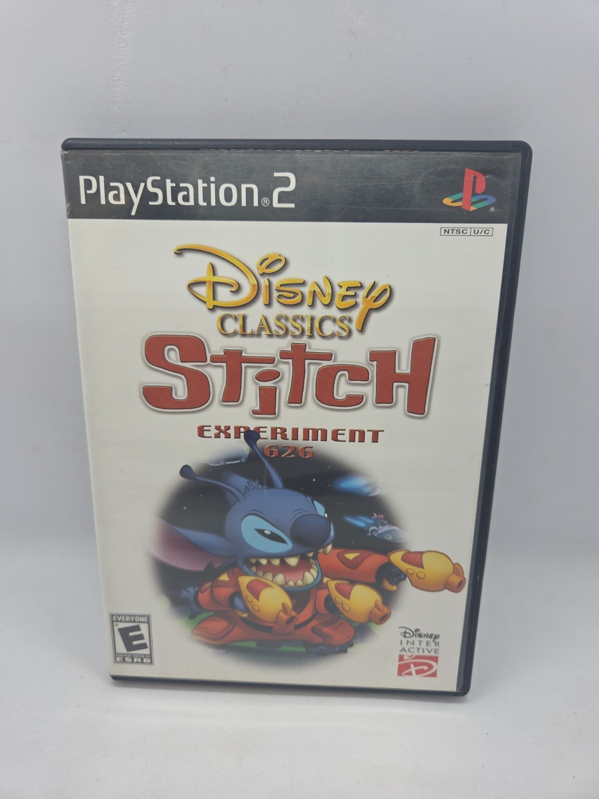 Playstation 2 PS2 Disney Classics Stitch Experiment 626 Game, Manual, and Case