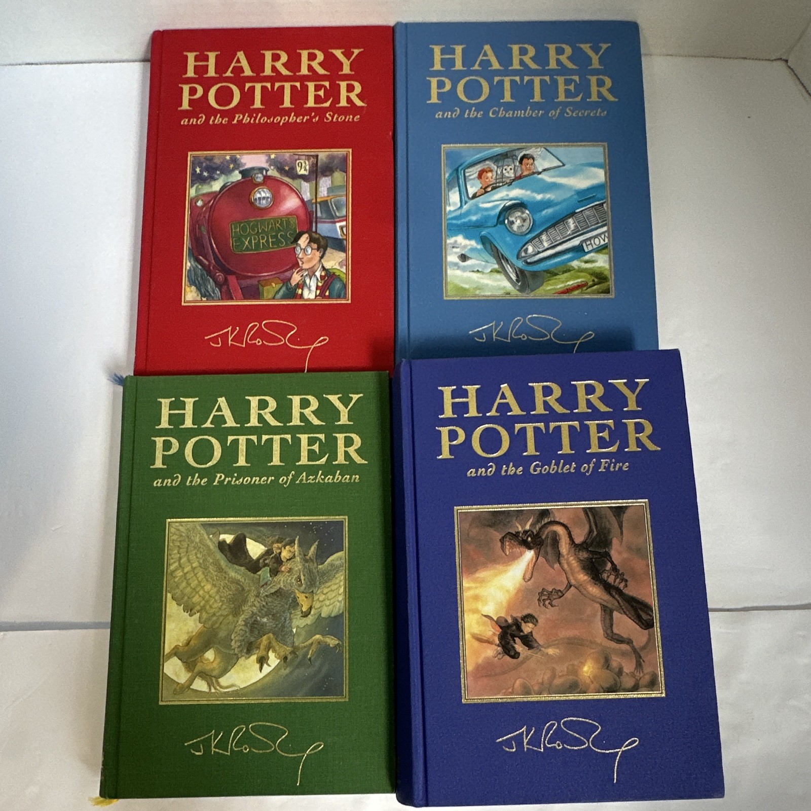Bloomsbury Harry Potter Hardcover All are 1st Edition UK Clothbound