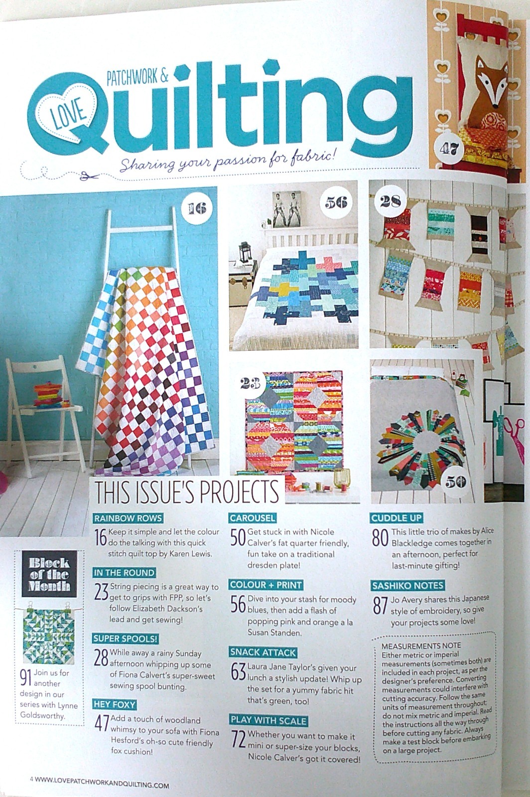 Love Patchwork & Quilting No. 1 In The UK 25 Projects Issue 17 Quilt Patterns
