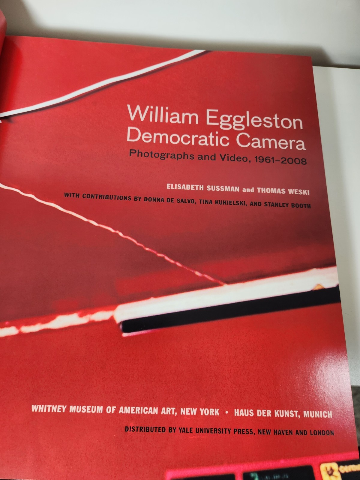 William Eggleston Democratic Camera First Edition/Printing HC Book DJ 2008