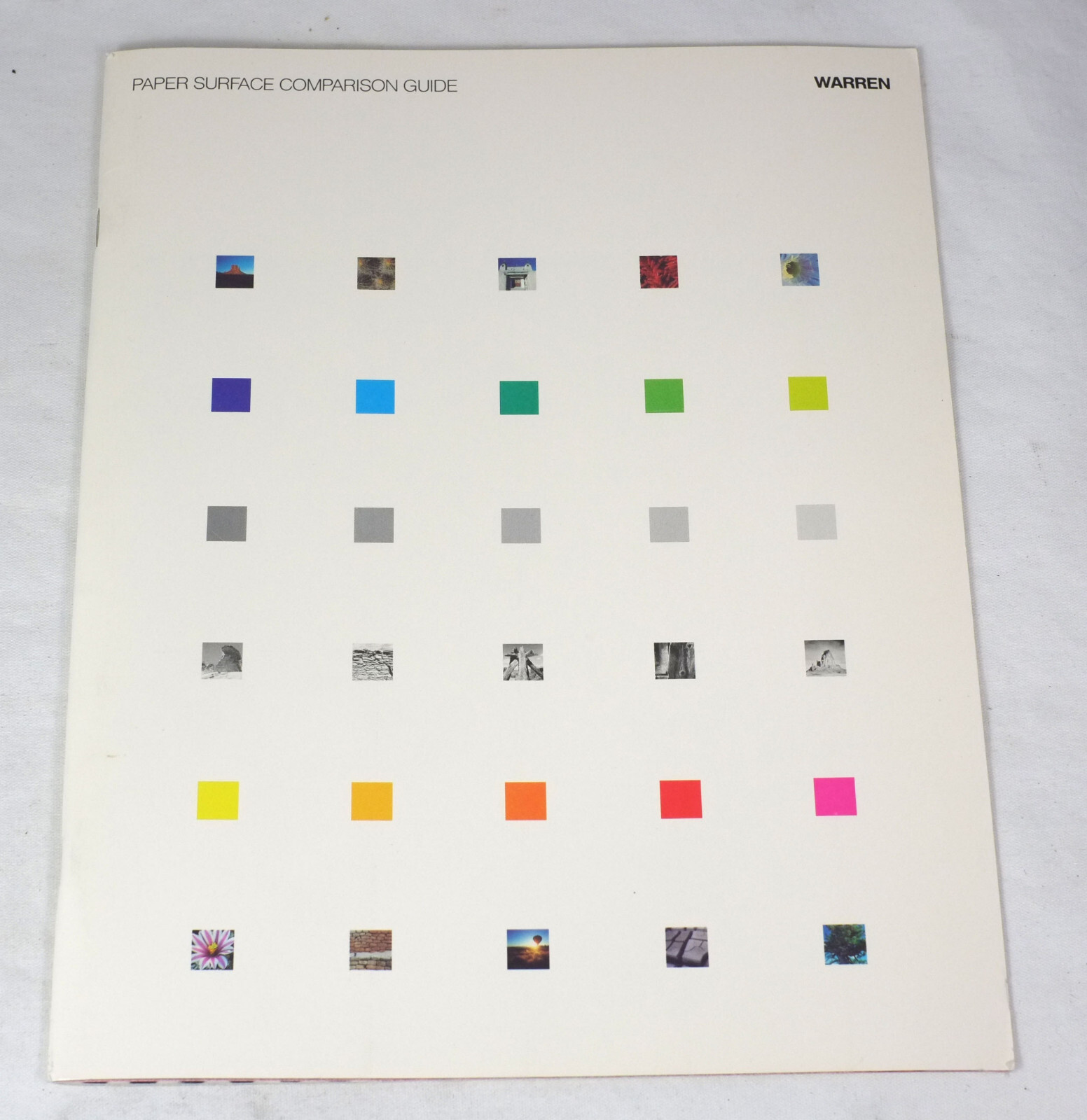 Warren Paper Surface Comparison Guide Booklet 1983