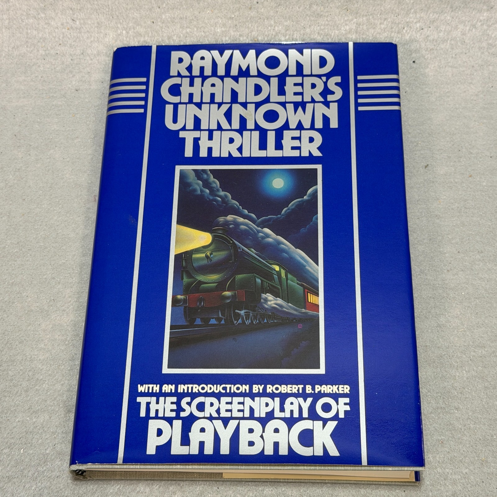 Vintage 1985 Raymond Chandler’s Unknown Thriller The Screenplay of Playback HC/D